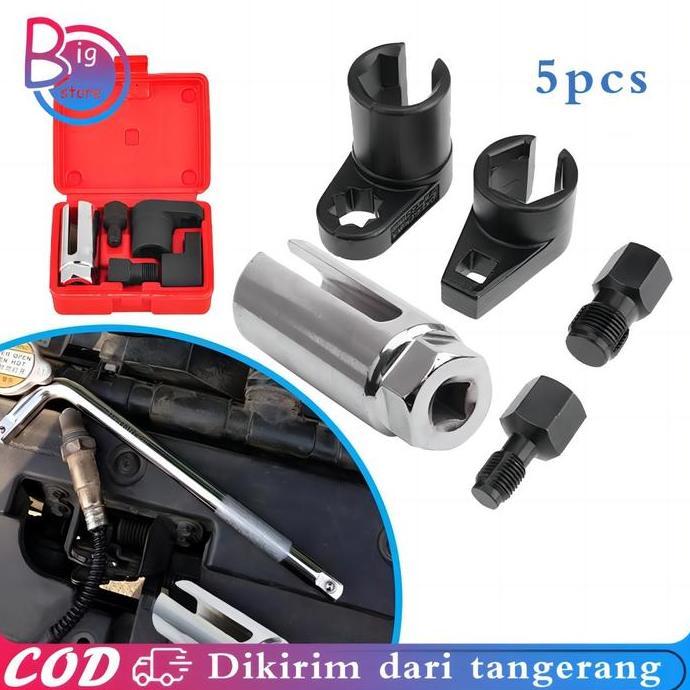 URB 5pcs/Set Kunci Sensor O2 Kunci Oksigen Sensor Kunci Sensor O2 Mobil Kunci Sensor Oksigen Mobil P