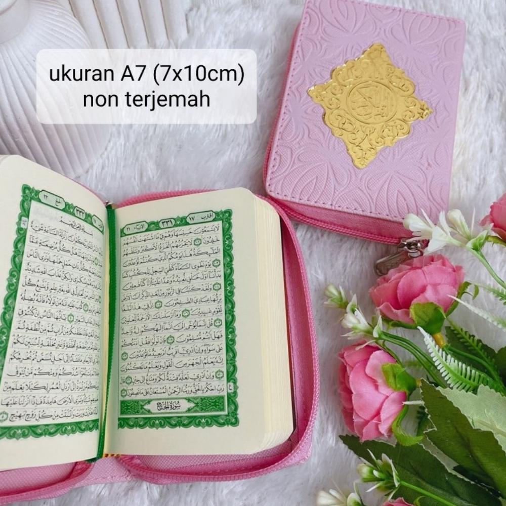 Diskon Hampers Islami Pink Elegan Al Quran, Mukena Travel, Sajadah & Tasbih Cantik Hadiah Lebaran