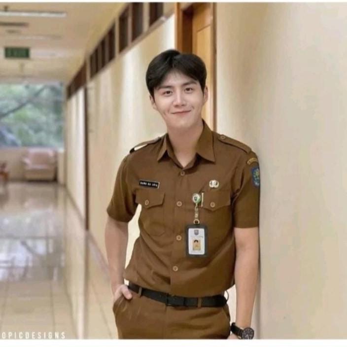 Tahan Lama Setelan Seragam Pns Pria | Seragam Kerja Pemda Guru | Seragam Asn Cowok Celana Rok Toyobo