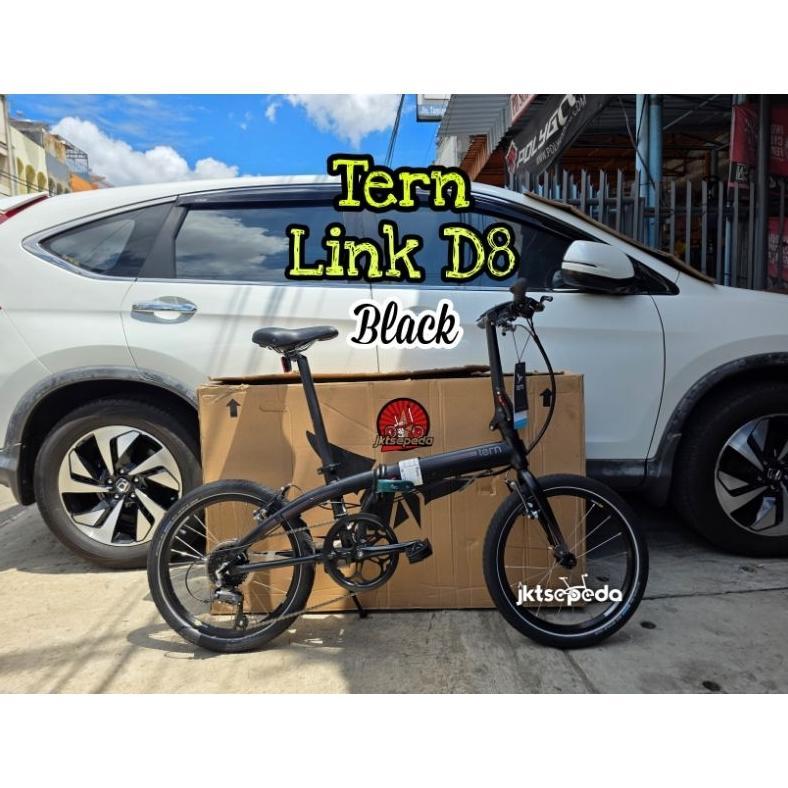 Sepeda Lipat Tern Link D8 Alloy 8 Speed Ready stock