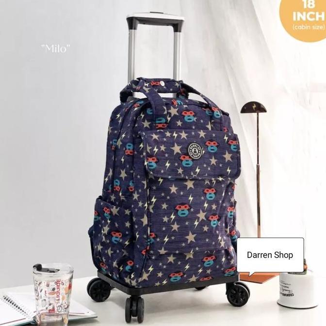 Tas Trolley Tas Travel Tas Kabin Tas Roda Backpack Troley HM