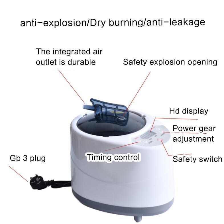 NEW Mesin Sauna Portable 3.0L Mesin Steam Sauna Alat Steam Sauna Alat Spa Alat Mandi Uap