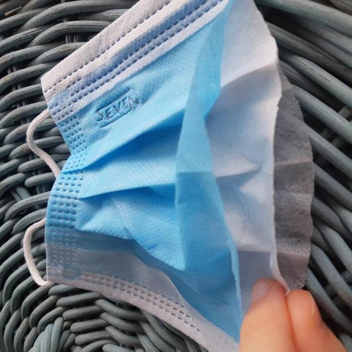 Seven Masker Medis 3Ply 1Box 50Pcs