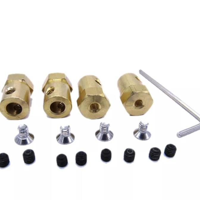 Hex adapter roda pelek 5mm ke 12mm RC MN WPL
