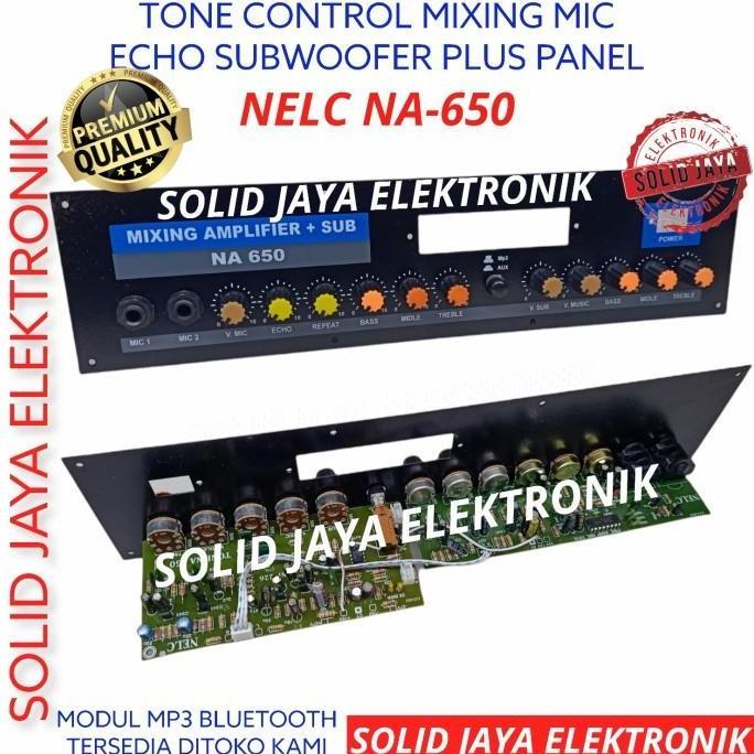 Kit Tone Control Aktif Musik Mixing Active Subwoofer Mic Mic Multimedia Na-650 N-266 Plus Panel Untu