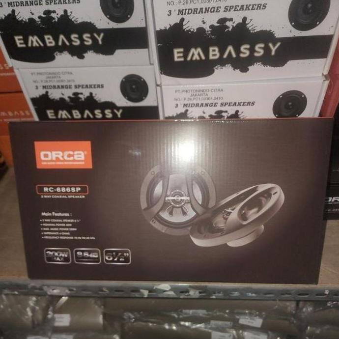 Speaker Coaxial Orca 4.inch Pintu Mobil