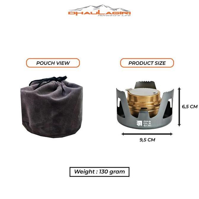 (Ready) Dhaulagiri Spirtus Burner Kompor Spirtus Stove Camping Outdoor