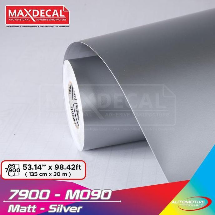MAXDECAL 7900 - M090 Matt Doff Silver 135 cm Wrap [METERAN]
