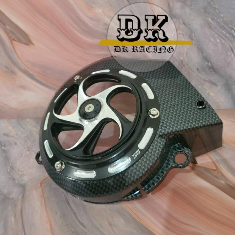 Promo TUTUP KIPAS KARBON PLUS SPINNER COVER KIPAS CNC MIO SPORTY MIO SMILE SOUL FINO NOUVO MATIC YAM