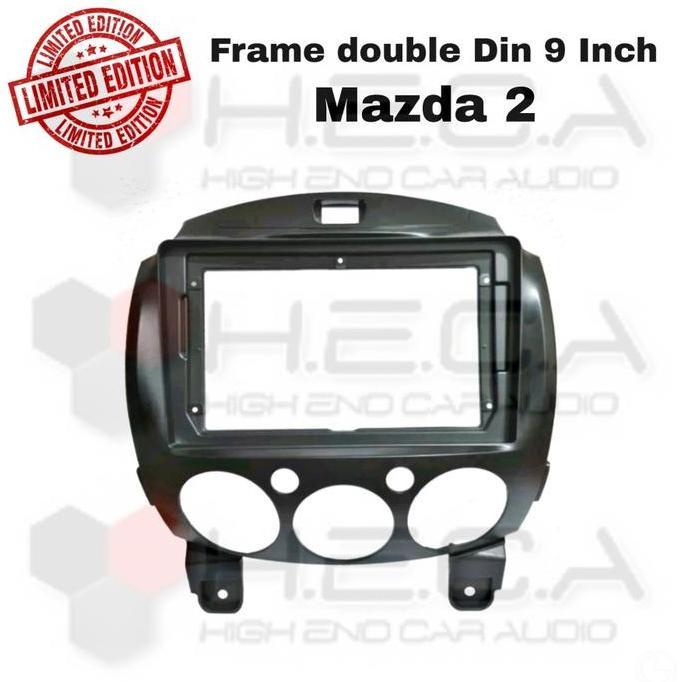 Frame 9 Inch MAZDA 2 Double Din Android Tape Mobil 2Din Head Unit 9"