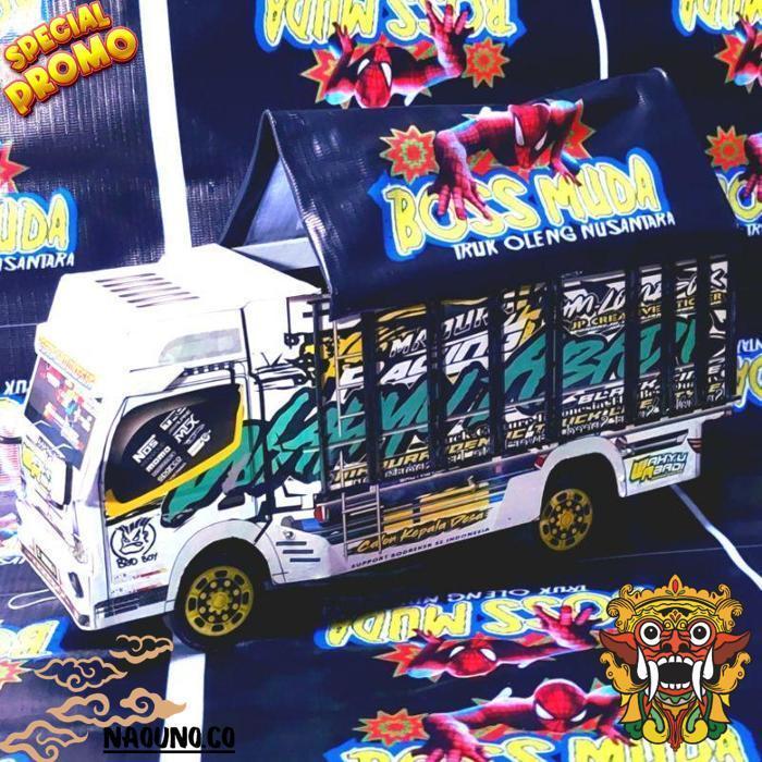 Truk Oleng Wahyu Abadi Lampu Set Mainan Miniatur Truk