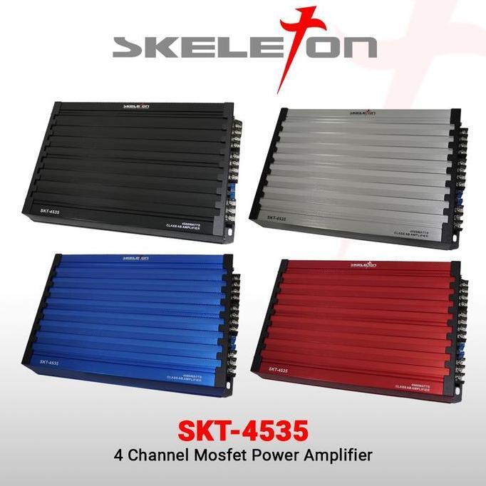 POWER AMPLIFIER MOBIL 4 CHANEL SKELETON 4535