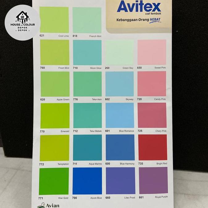 AVIAN AVITEX EXTERIOR 25 KG/CAT TEMBOK EXTERIOR/CAT TEMBOK LUAR