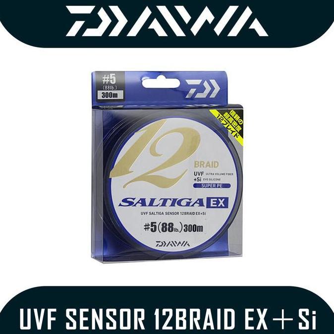 NEW Senar Pancing Merk Daiwa UVF Saltiga Sensor 12 Braid ExSi 400m