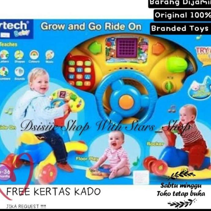 Vtech Grow And Go Ride On Original 3 in 1 / Mainan Kuda Kudaan Edukasi
