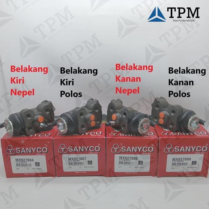 TERBARU - WHEEL CYLINDER MASTER REM BELAKANG CANTER PS125 HDX / HDL /HDV / PS136 HDX SANYCO