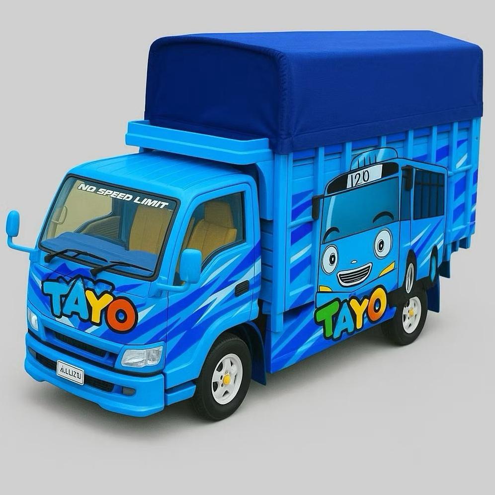 Bisa Cod Promo Miniatur Truk Oleng Wahyu Abadi / Miniatur Truk Oleng Kayu / Miniatur Truk Oleng Rrs1