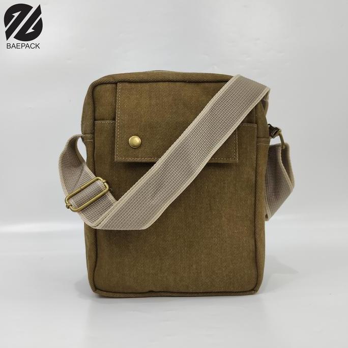 Tas Selempang Kanvas Pria Xavier Mocca Original Baepack / Tas Bahu Selempang Canvas Premium Aestheti