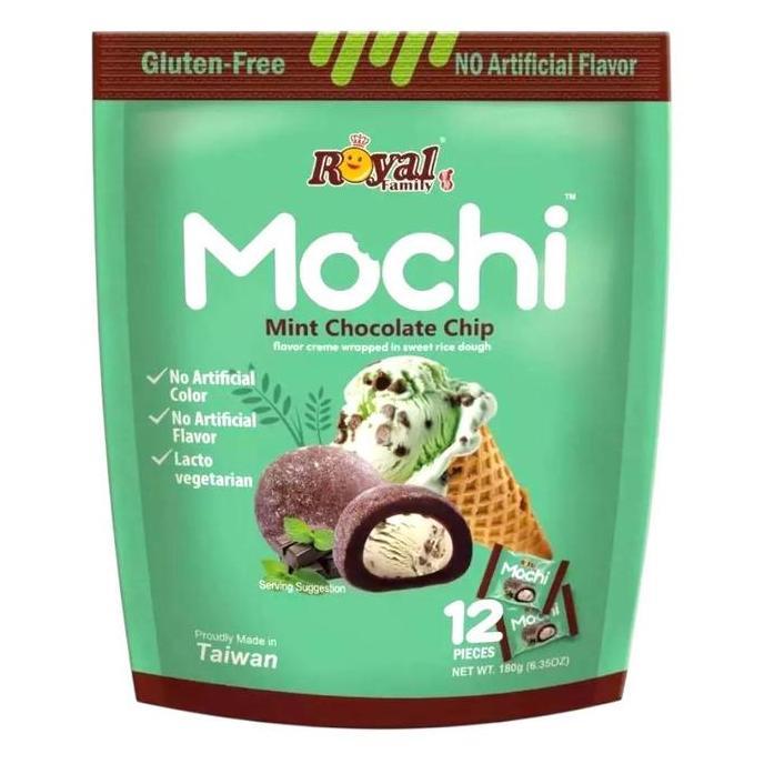 Royal Family Mochi Peanut Butter Mint Chocolate Tiramisu Creme / Mochi Taiwan Royal Family