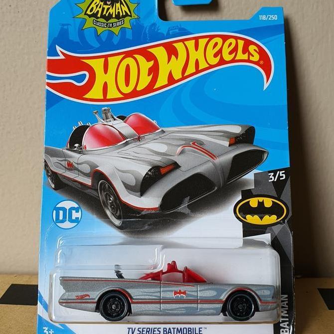 ORIGINAL HOTWHEELS BATMAN CLASSIC TV SERIES BATMOBILE GREY