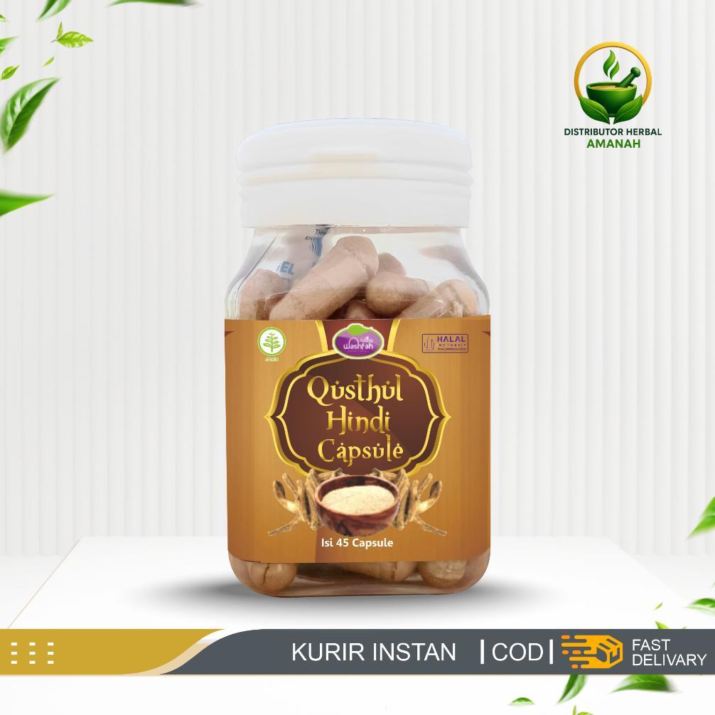 Qusthul Hindi Qist Al Hindi Washfah Original 45 Kapsul