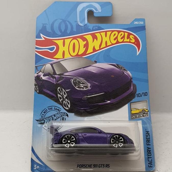 ORIGINAL HOTWHEELS PORSCHE 911 GT3 RS PURPLE