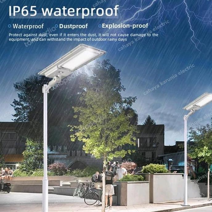 lampu jalan PJU solar cell 100 watt all in one