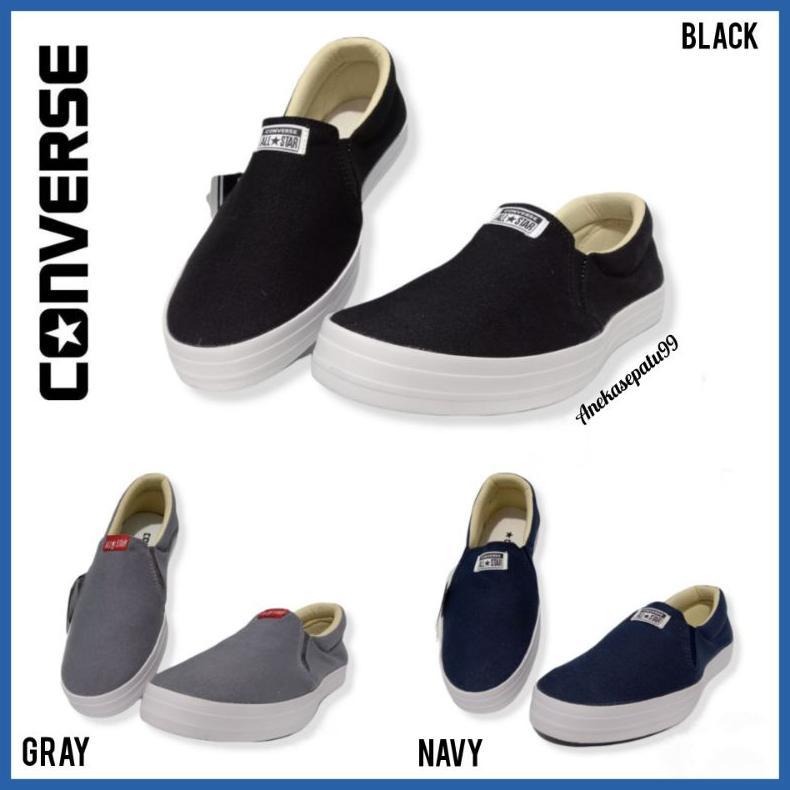 SEPATU CONVERSE PRIA DAN WANITA SLIP ON UNISEX COUPLE / SEPATU COWOK CEWEK KULIAH SEKOLAH PROMO Sepa