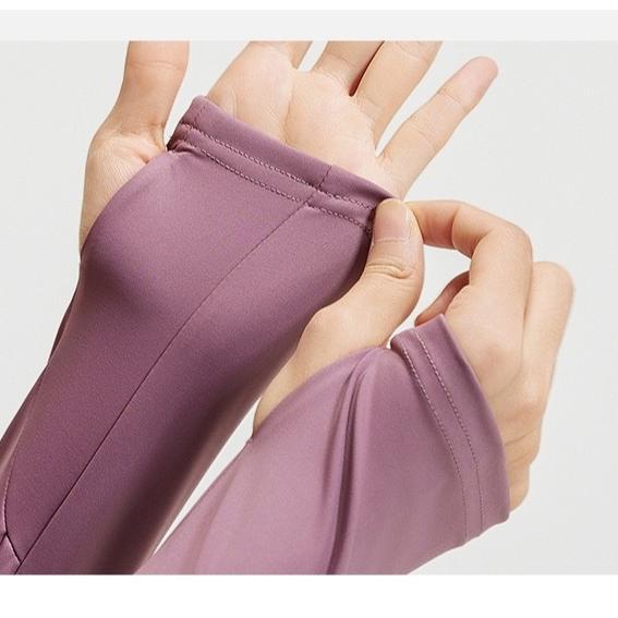 BEST SALE Setelan Olahraga 2 in 1 Pakaian Olahraga Wanita Set / Atasan Lengan Panjang Celana Legging
