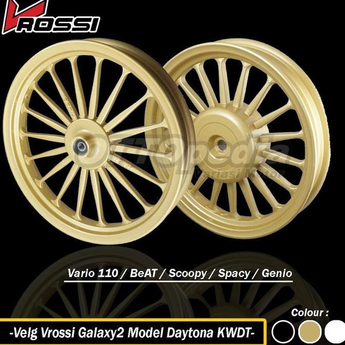 Vrossi Velg Venom Galaxy2 Ring 14 Model Daytona Kwdt Honda Vario 110 Beat Karbu Beat Street Scoopy F