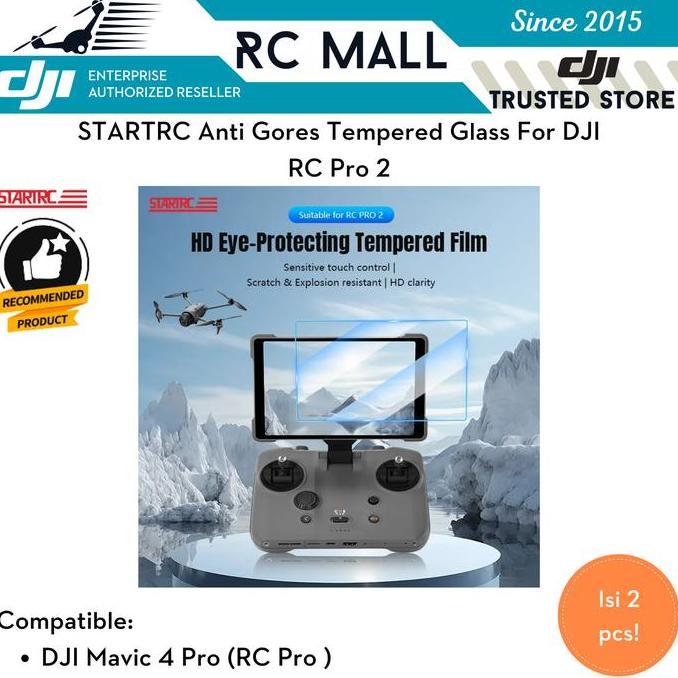 TERLARIS ANTI GORES TEMPERED GLASS REMOTE DRONE DJI MAVIC 4 PRO DRONE REMOTE CONTROLLER DJI RC PRO 2