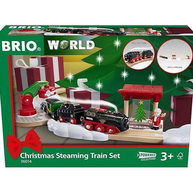 BRIO World - Christmas Steaming Train - Battery