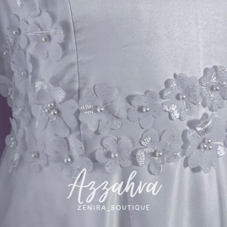 Diskon Wedding Dress Azzahra Gaun Pengantin Muslimah Simple Elegant Free Veil Premium