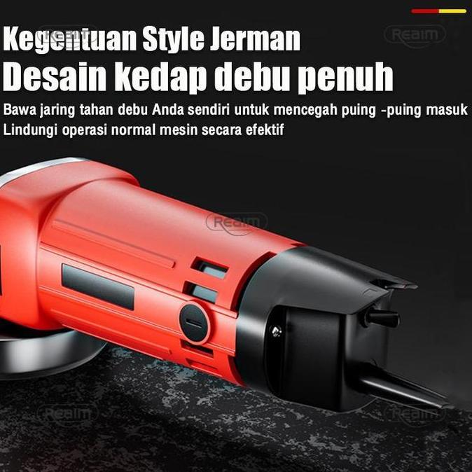 Grosir Bisa Cod Mesin Gerinda Tangan Listrik 4 Laxton Angle Grinder Mata Potong, Poles, Piringan Amp