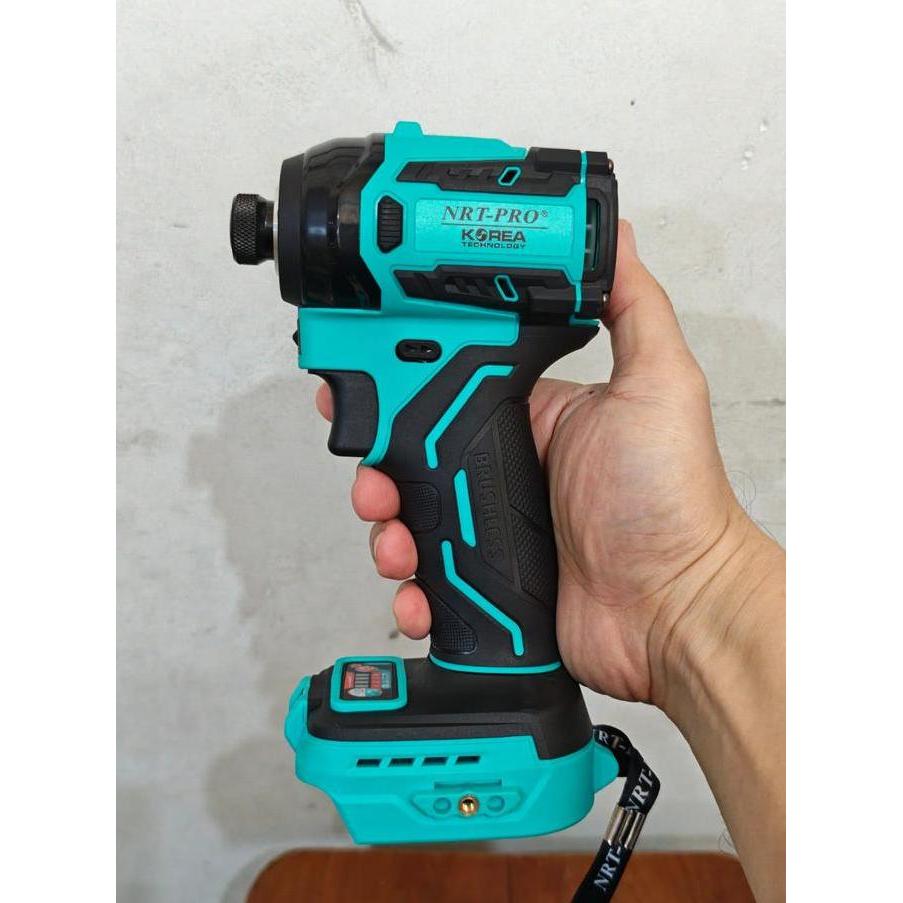 Grosir Unit Only Nrt Pro Td 180 Dc Impact Driver Cordless 20V Brushless 180 - Max 260 Nm Mesin Obeng
