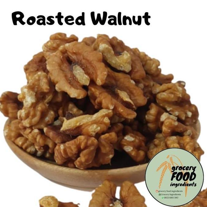 Kacang walnut roasted 250gr/ walnut pangang/ kacang walnut matang