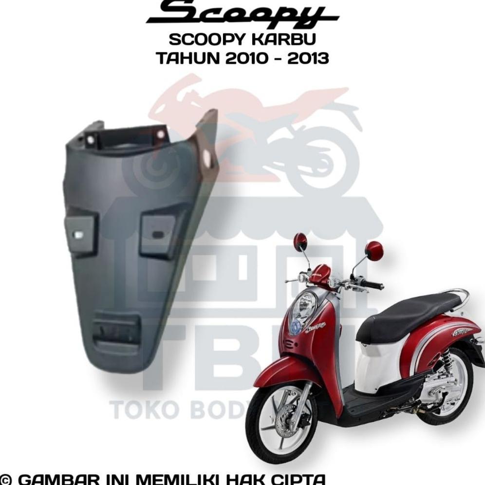 Premium Body Motor Honda Scoopy Karbu Tahun (2010 - 2013) Body Kasar Scoopy Karbu Cover Bodi Kasar H