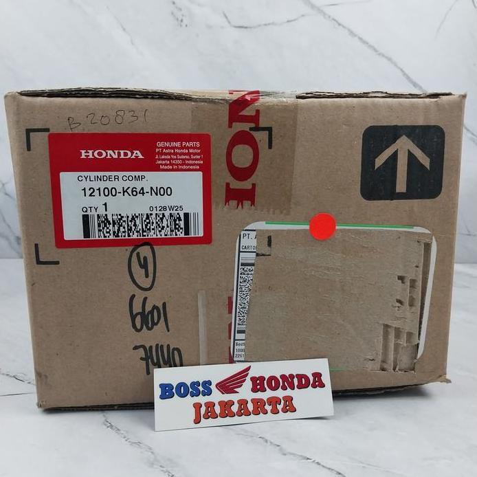 SPAREPART CBR 250 RR K64 : 12100-K64-N00 BLOK PISTON CBR 250 RR K64 / BLOK SEHER CBR 250 RR K64 / CY