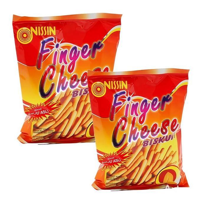 Nissin / Finger Cheese Biskuit / Biskuit Stick Rasa Keju / 250gr