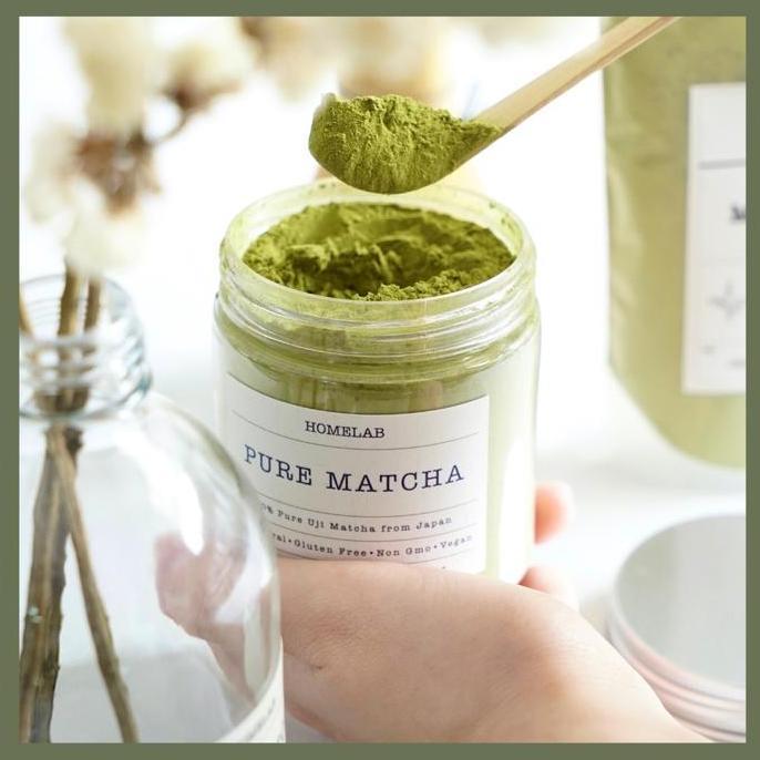 NEW HOMELAB PURE UJI MATCHA JAPAN - BUBUK PURE MATCHA ORI