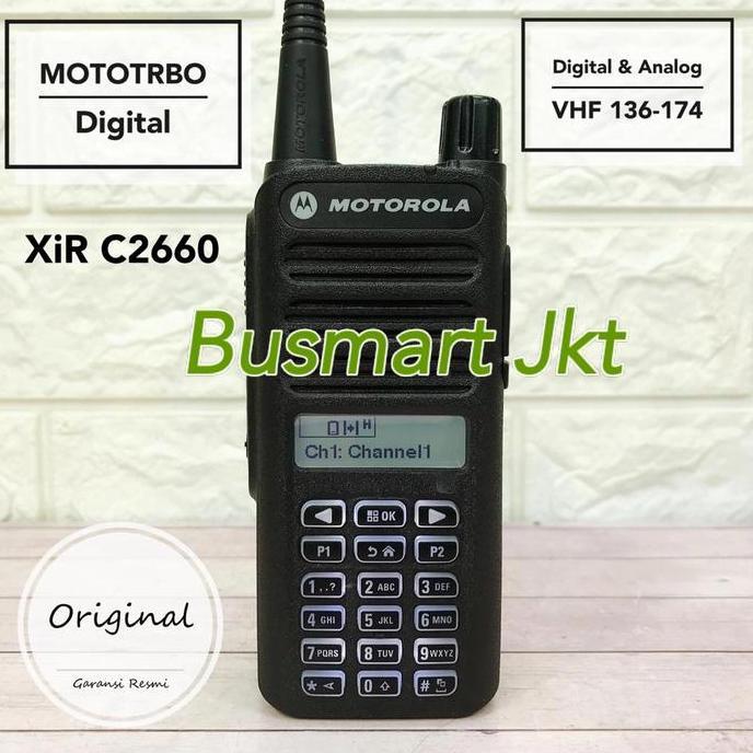 Murah Ht Motorola Xir C2660 / C 2660 Vhf ( Garansi Resmi )