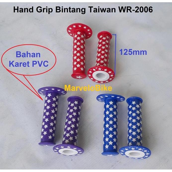Hand Grip Bintang Taiwan WR-2006 Sarung Stang Sepeda BMX Fixie Taiwan