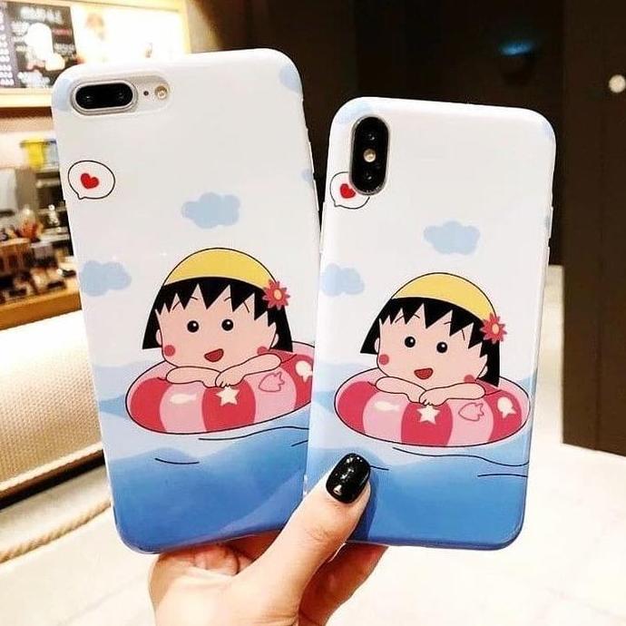 Chibi Maruko Chan - 1 HARI JADI - Custom Case - HAMPIR SEMUA TYPE HP