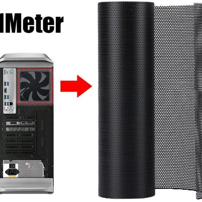 Dust Filter PC PVC Penyaring Debu Casing PC Komputer Filter Magnetik 30x100cm Filter Dust Mesh PVC -