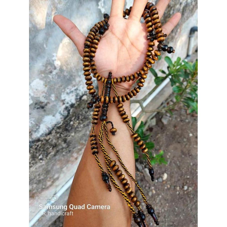 tasbih tijani yuser black gold asli original