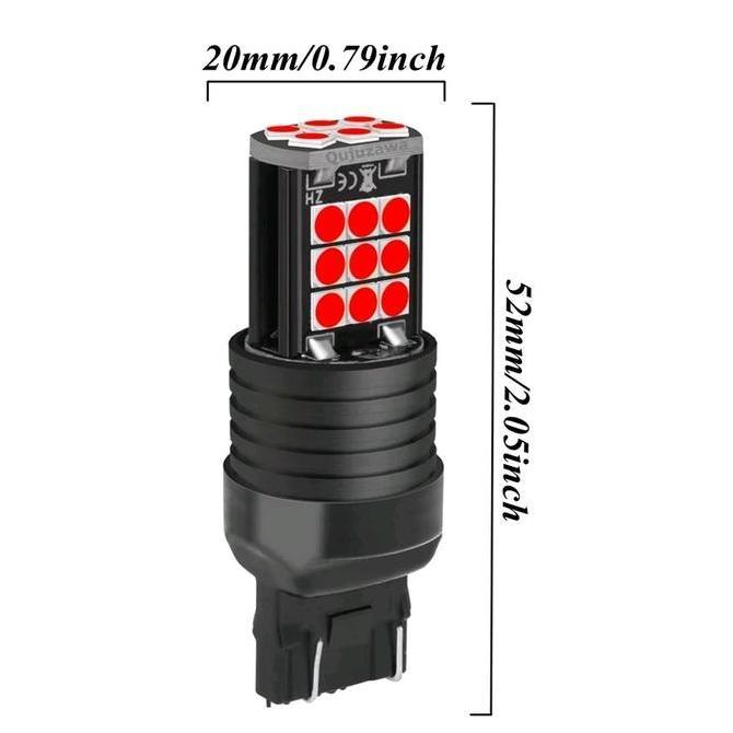 Ready Lampu Led T20 7443 4 kawat superbright rem senja sen