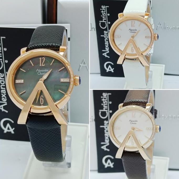 Jam Tangan Wanita Alexandre Christie AC 2703 LH Original
