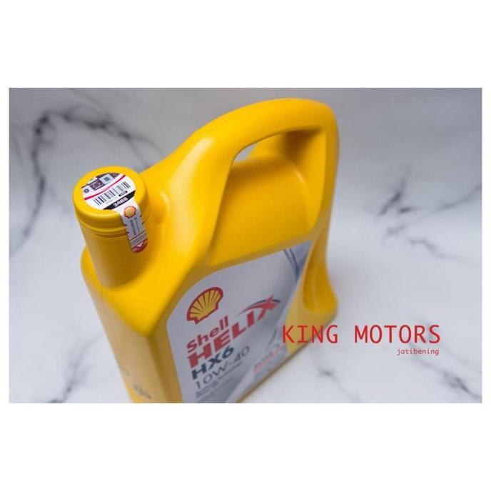 Oli Shell HX6 4liter galon 10w 40