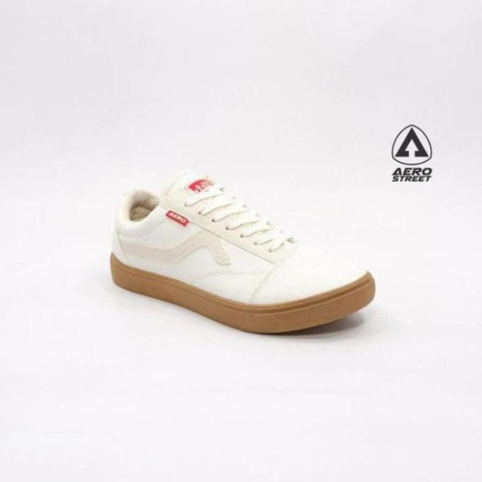 New AEROSTREET MASSIVE LOW GUM PUTIH/WHITE 100% ORIGINAL