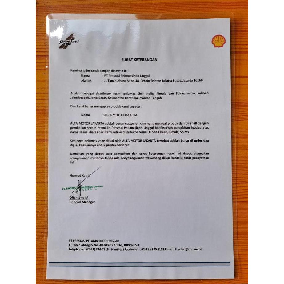 Oli Mesin Mobil Shell HX5 HX6 HX7 RIMULA PLUS Diesel Kemasan (1L)